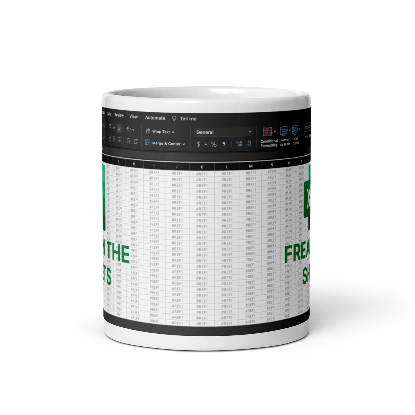 Freak In The Sheets Mug (w/ #REF!)