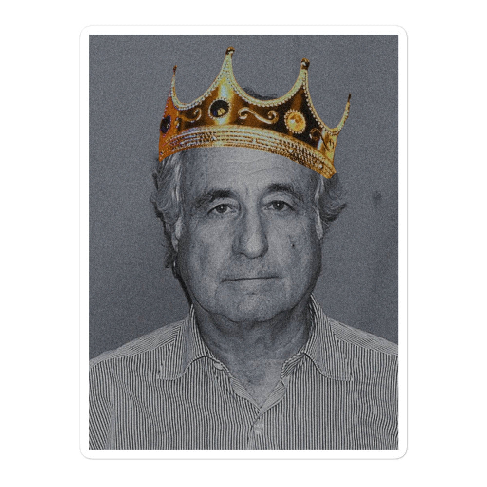 King Madoff Sticker