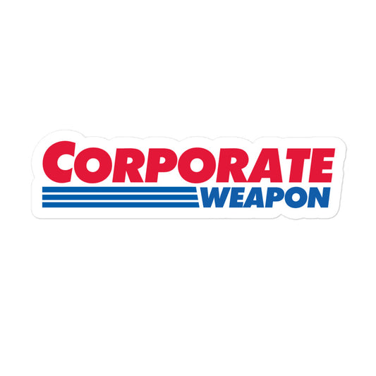 Corporate Weapon Sticker