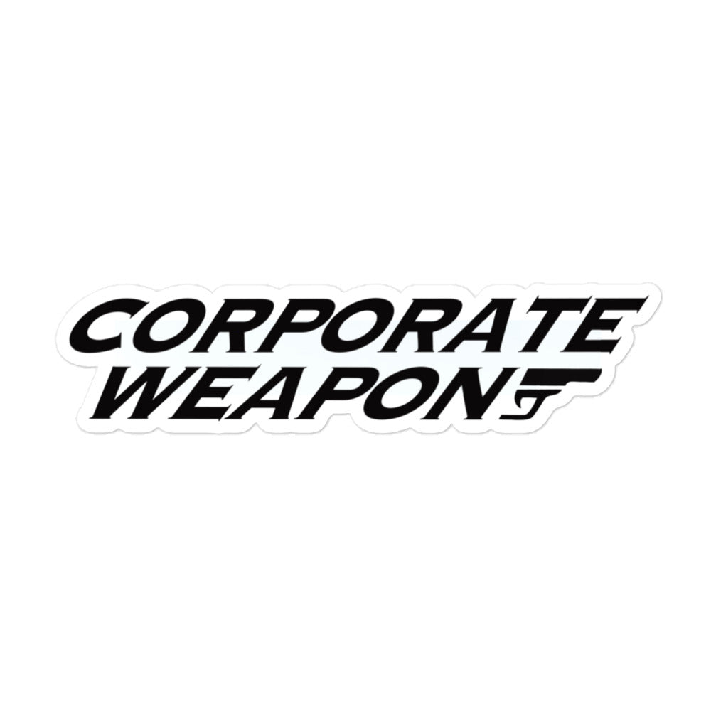 Corporate Weapon Sticker