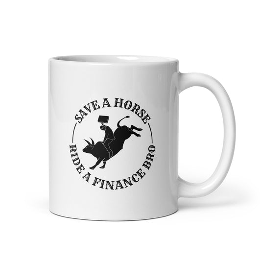 Save A Horse Ride A Finance Bro Mug